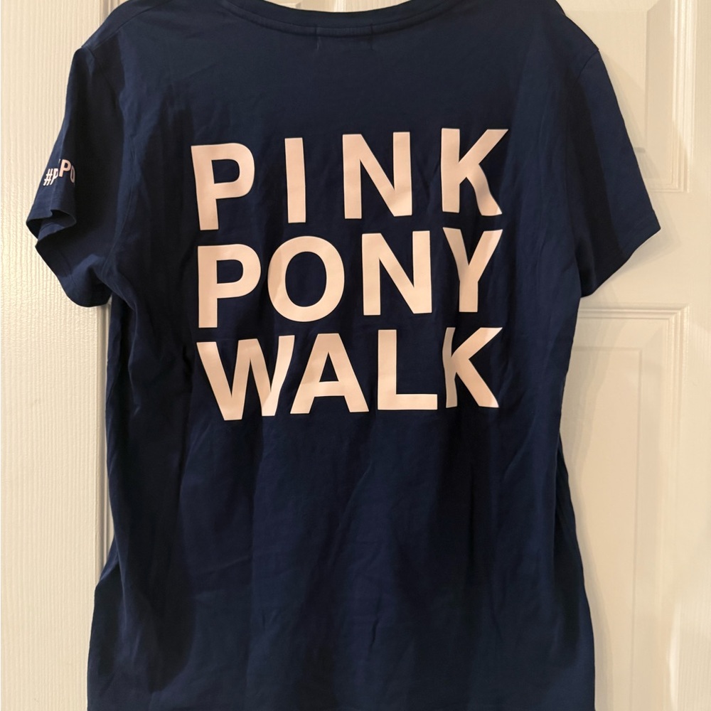 Ralph Lauren PINK PONY navy tee - Picture 4 of 4